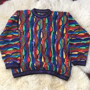 L/XL Soul of Australia 3-D knit sweater